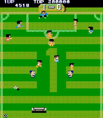 Free Kick (bootleg) screen shot game playing